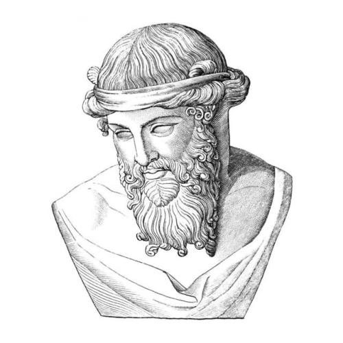 赫拉克利特（Herakleitos，约前544-483），有传奇经历的古希腊哲人。逻各斯和辩证法的提出者，但最为人熟知的名言是「人不能两次踏入同一条河流」