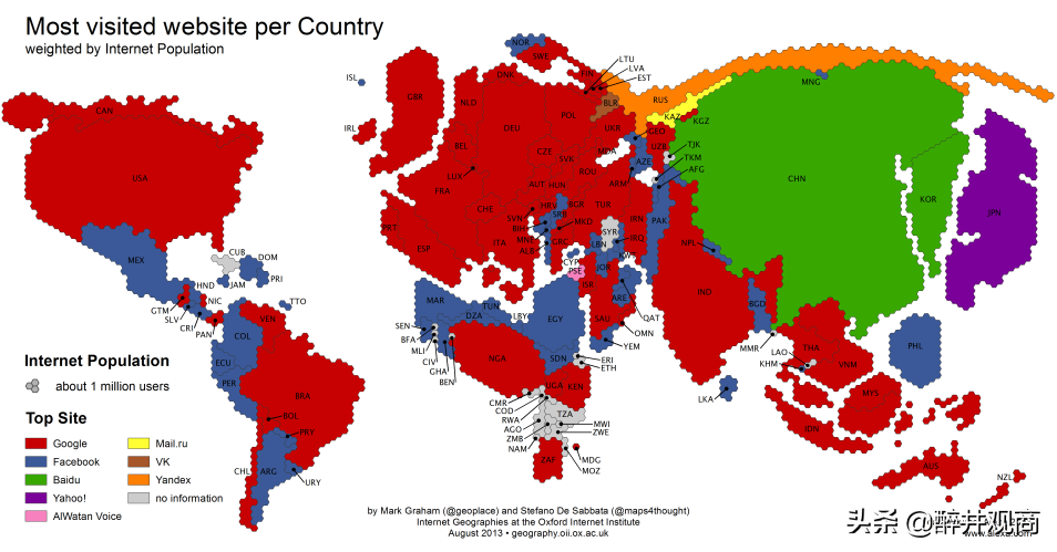 中国有诸多世界级互联网巨头，为何日本韩国俄罗斯印度都没有？