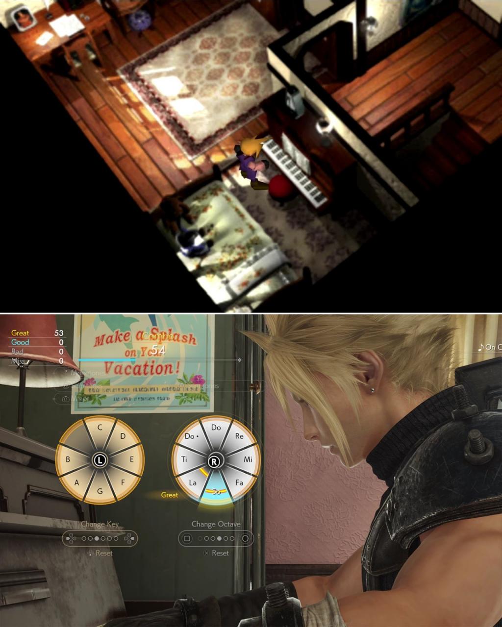《最终幻想7：重生》与原版新对比图 画面更美让人难忘