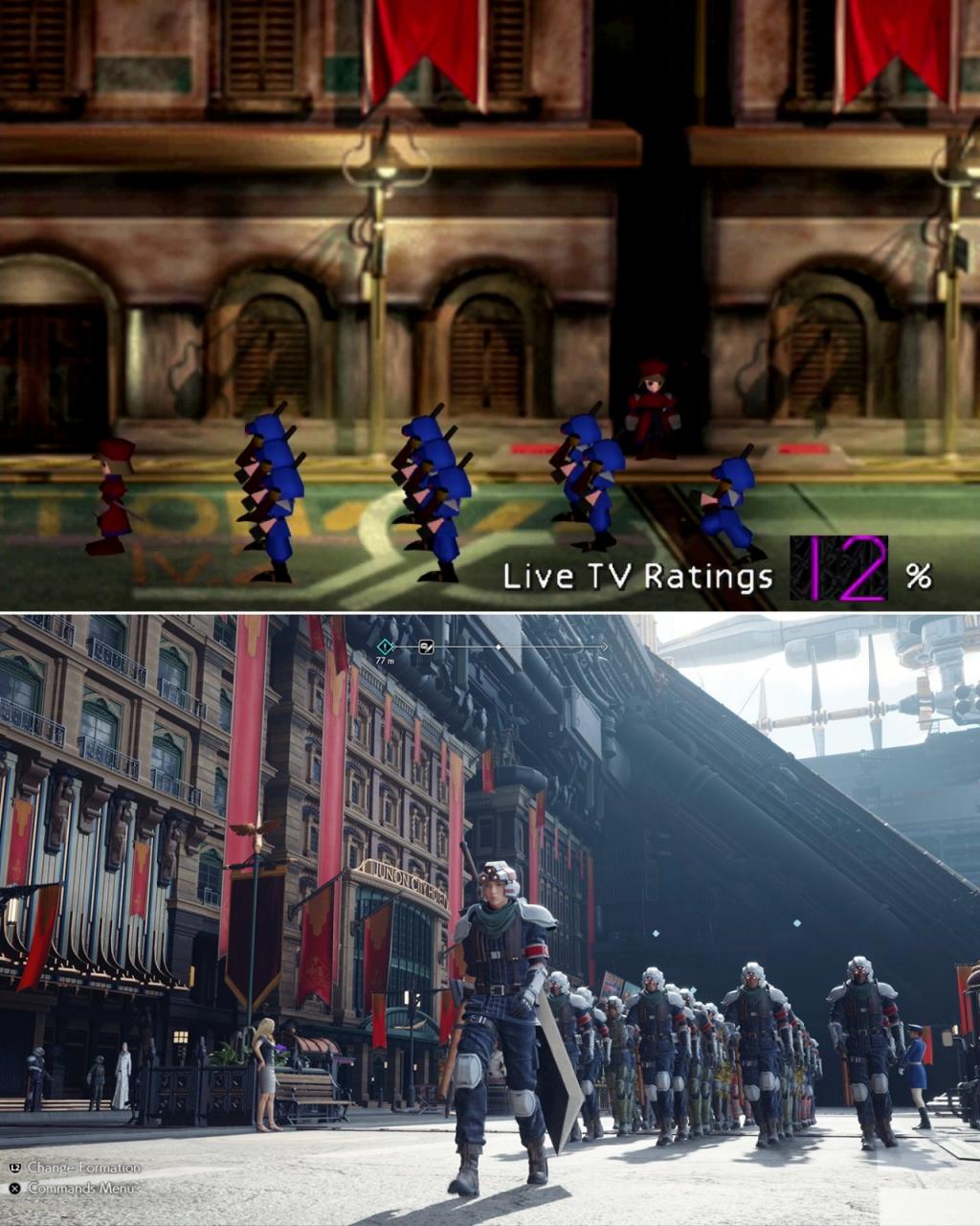 《最终幻想7：重生》与原版新对比图 画面更美让人难忘
