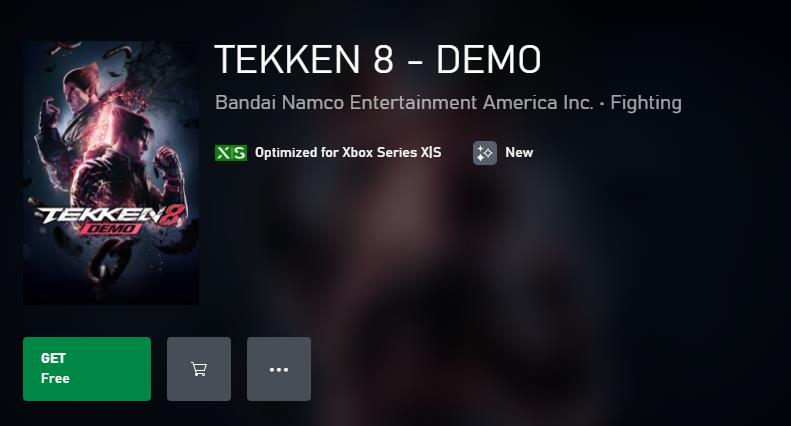 《铁拳8》试玩Demo上线Steam和Xbox 下载大小20GB 