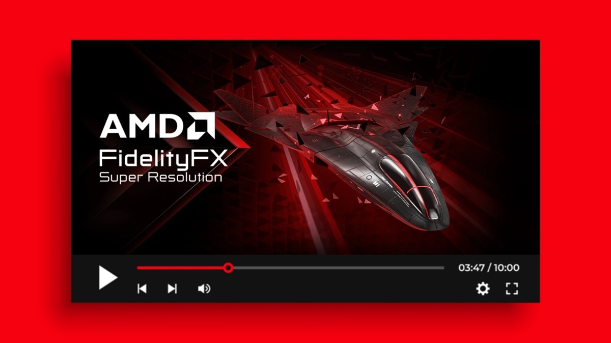 AMD正在准备升级FSR技术 提供视频增强功能