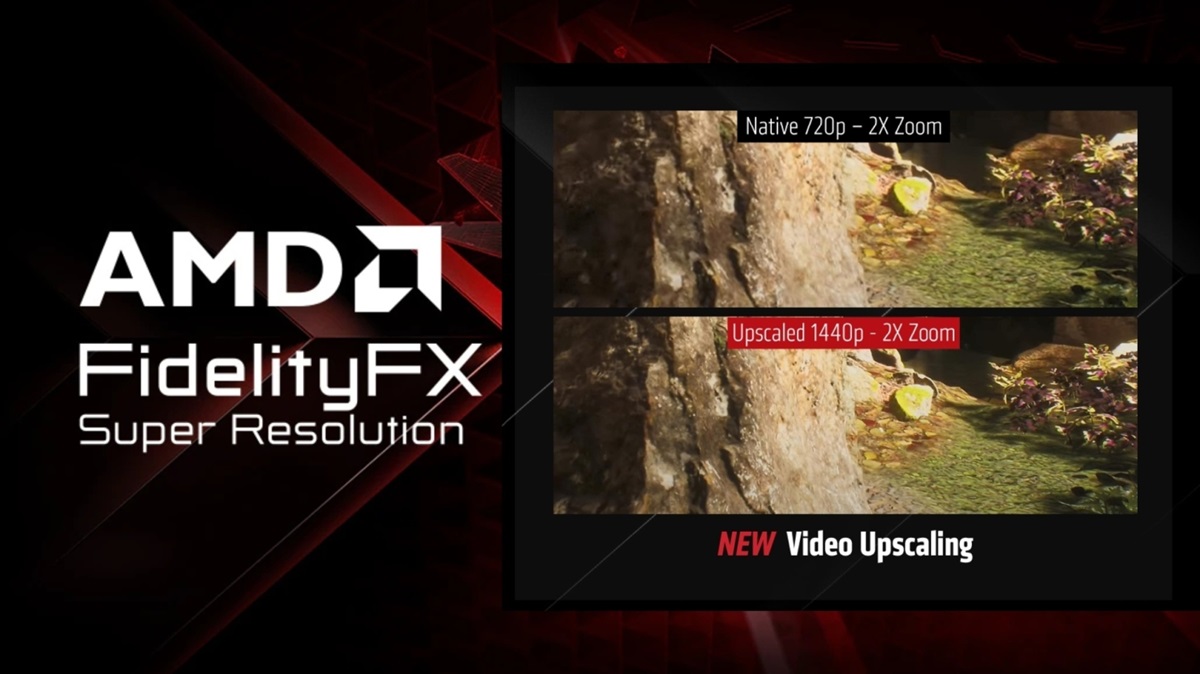 AMD正在准备升级FSR技术 提供视频增强功能