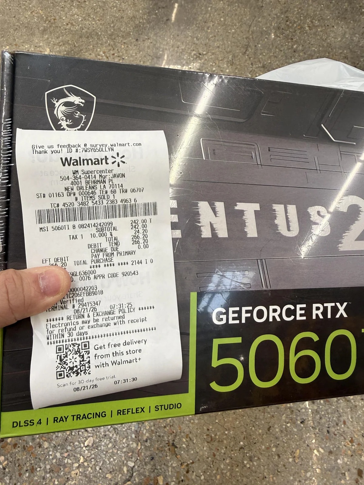 成功捡漏！玩家以242美元买到了RTX 5060Ti