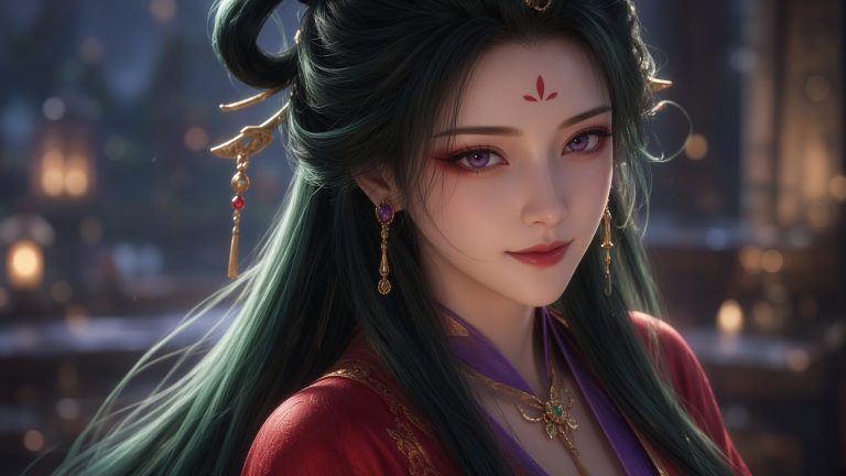 紫瞳照夜·绛衣入梦