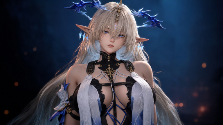 冰冠精灵：幽蓝星夜下的圣辉