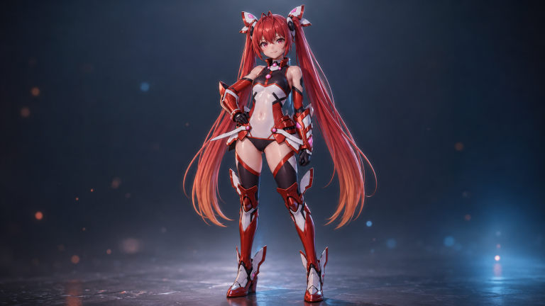 双马尾战姬·红焰机甲——尾红3D重制