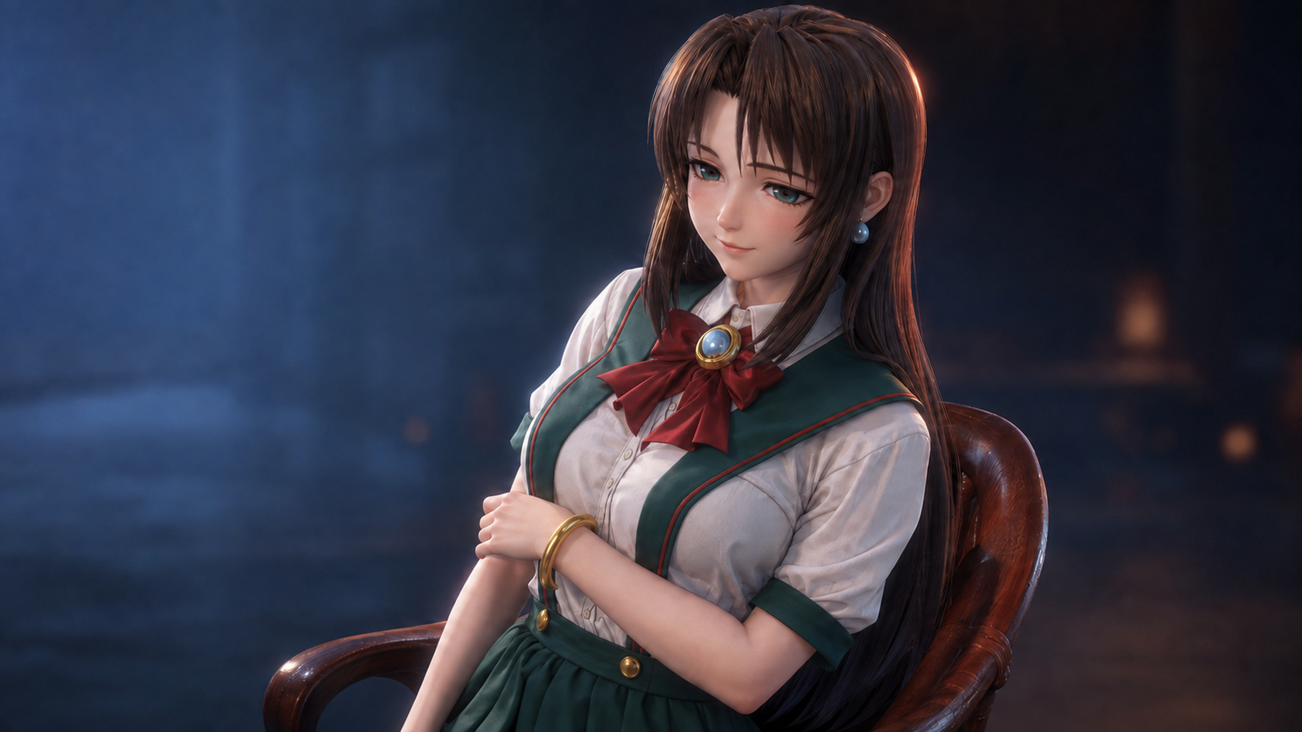 暗夜序章：绿衣少女与未知之影