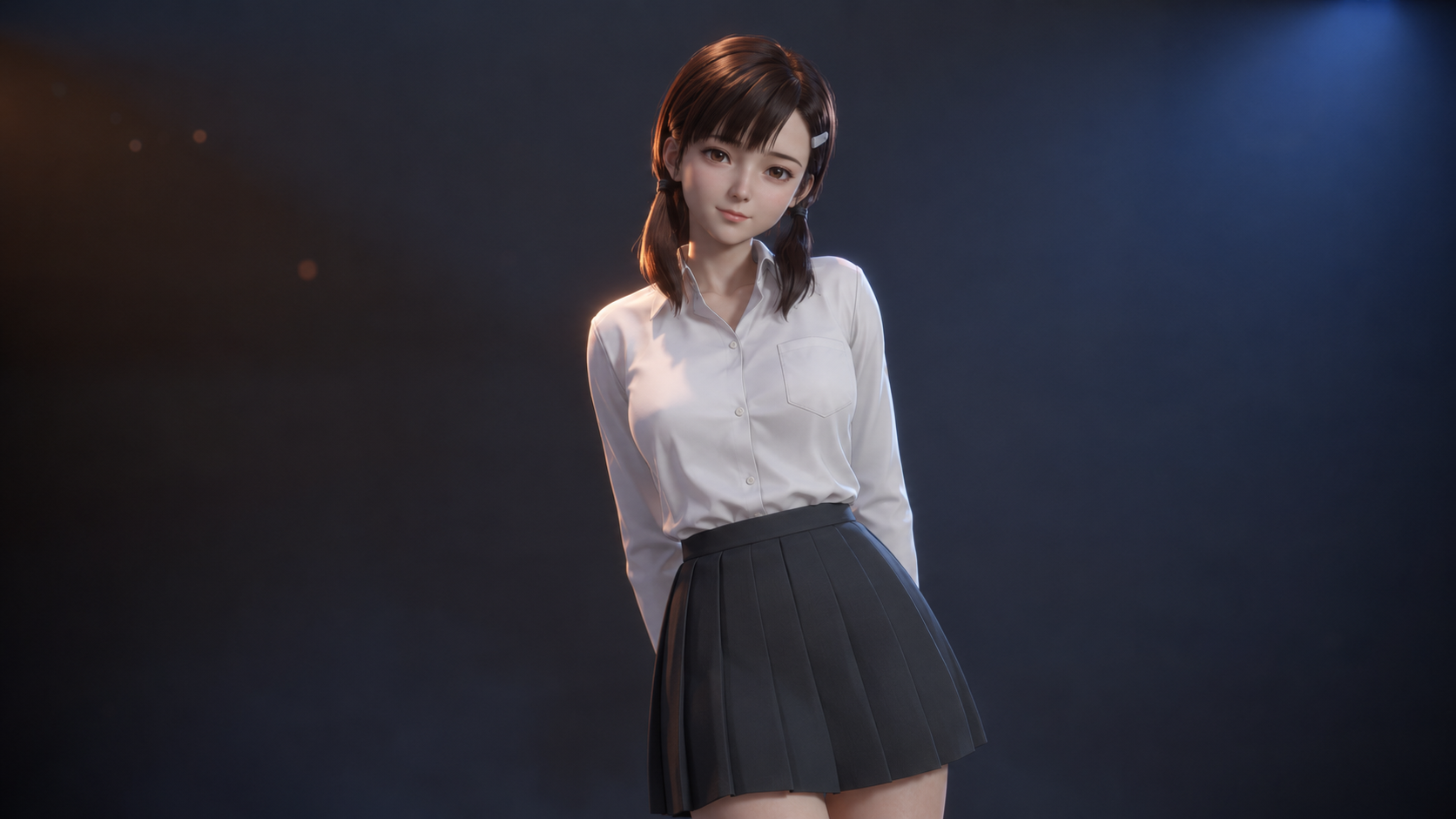 柔光中的温柔姐姐：〈恶魔战士光司〉3D角色重绘