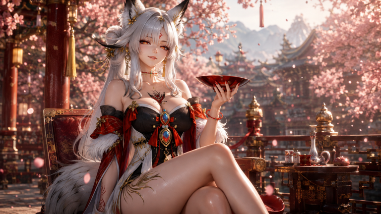 樱华绯宴：狐姬临风