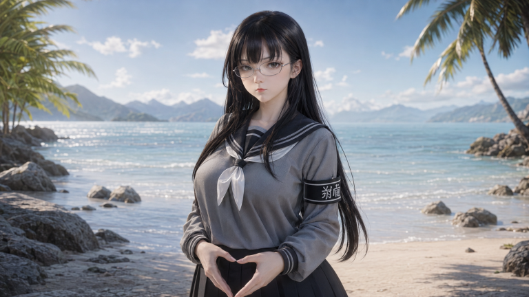 海风中的如月巴：镜片之后的温柔心意