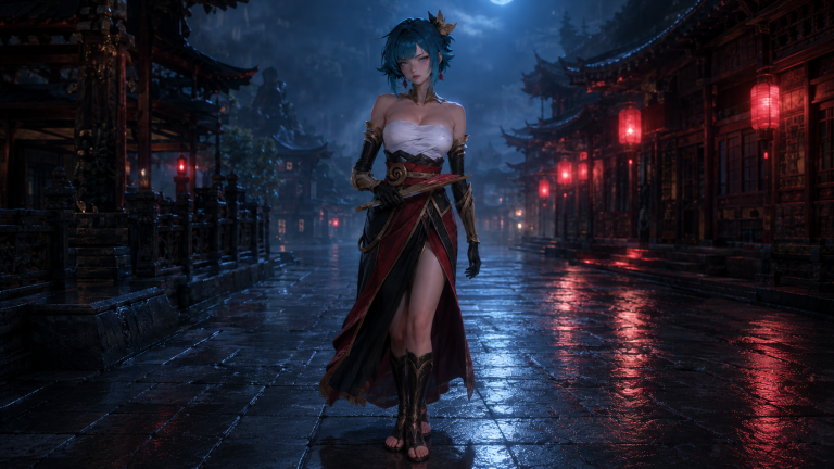 绯灯雨巷·希拉拉夜行