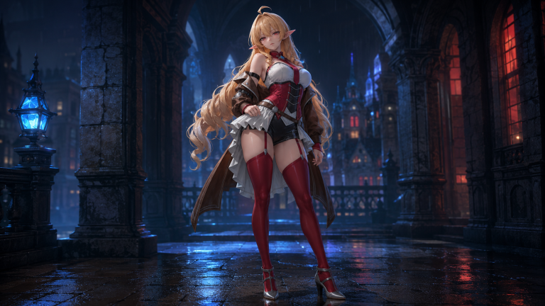 雨夜魔城的金色守望——艾莉娜丽洁