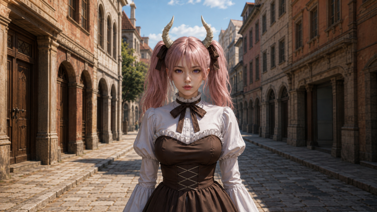 葬送的芙莉莲 莉涅 旧城微光下的魔族少女