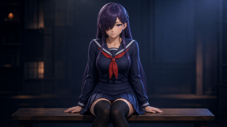 紫夜静眸——藤野沙耶的3D幻境