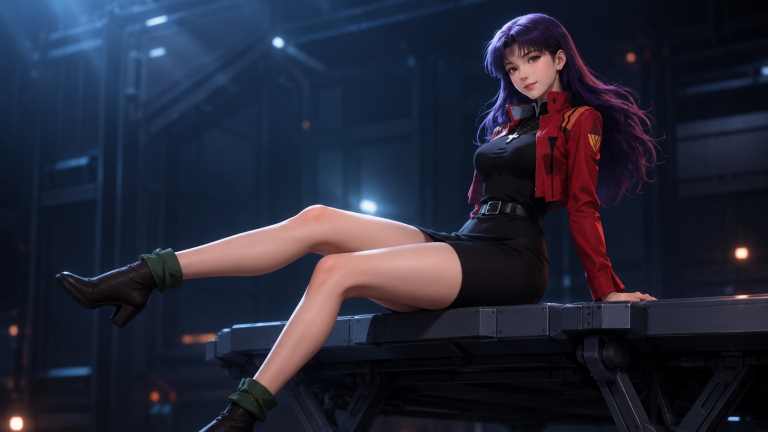 赤色战装·紫发机库女郎