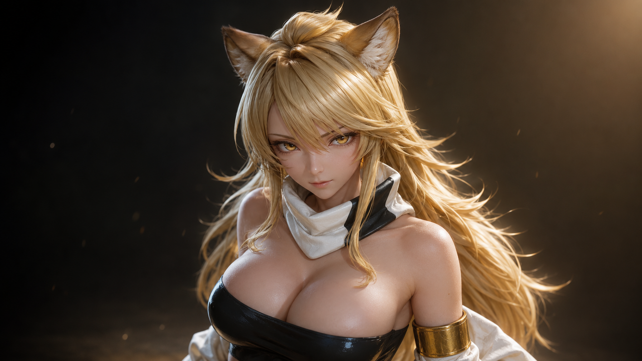 金瞳狐影：逆光中的黄金猎手