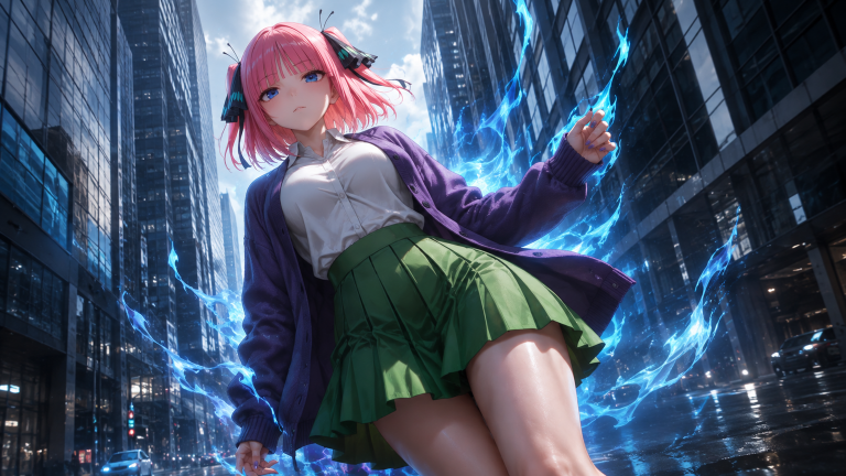 霓蓝焰影·中野二乃