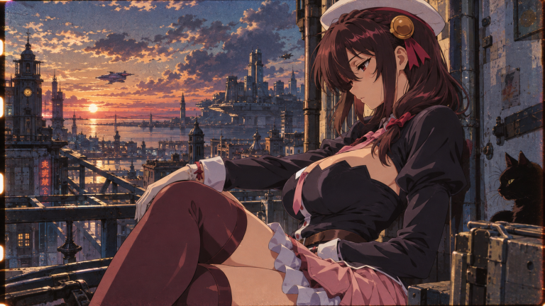 暮色机城·红瞳少女