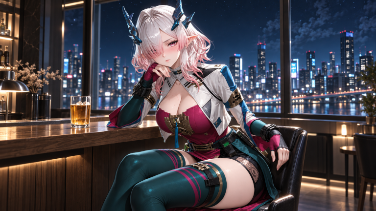 霓夜银角